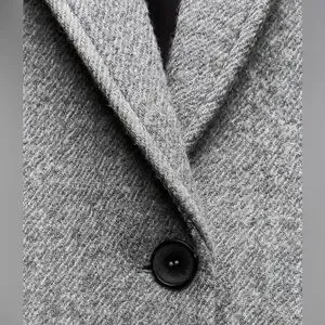 ZARA ZW COLLECTION MANTECOウールジャケット L NWT ZARA Woman Manteco Wool Straight Cut Coat ZW Collection